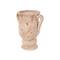 17" Pink Ceramic Antique Style Distressed Decorative Vase